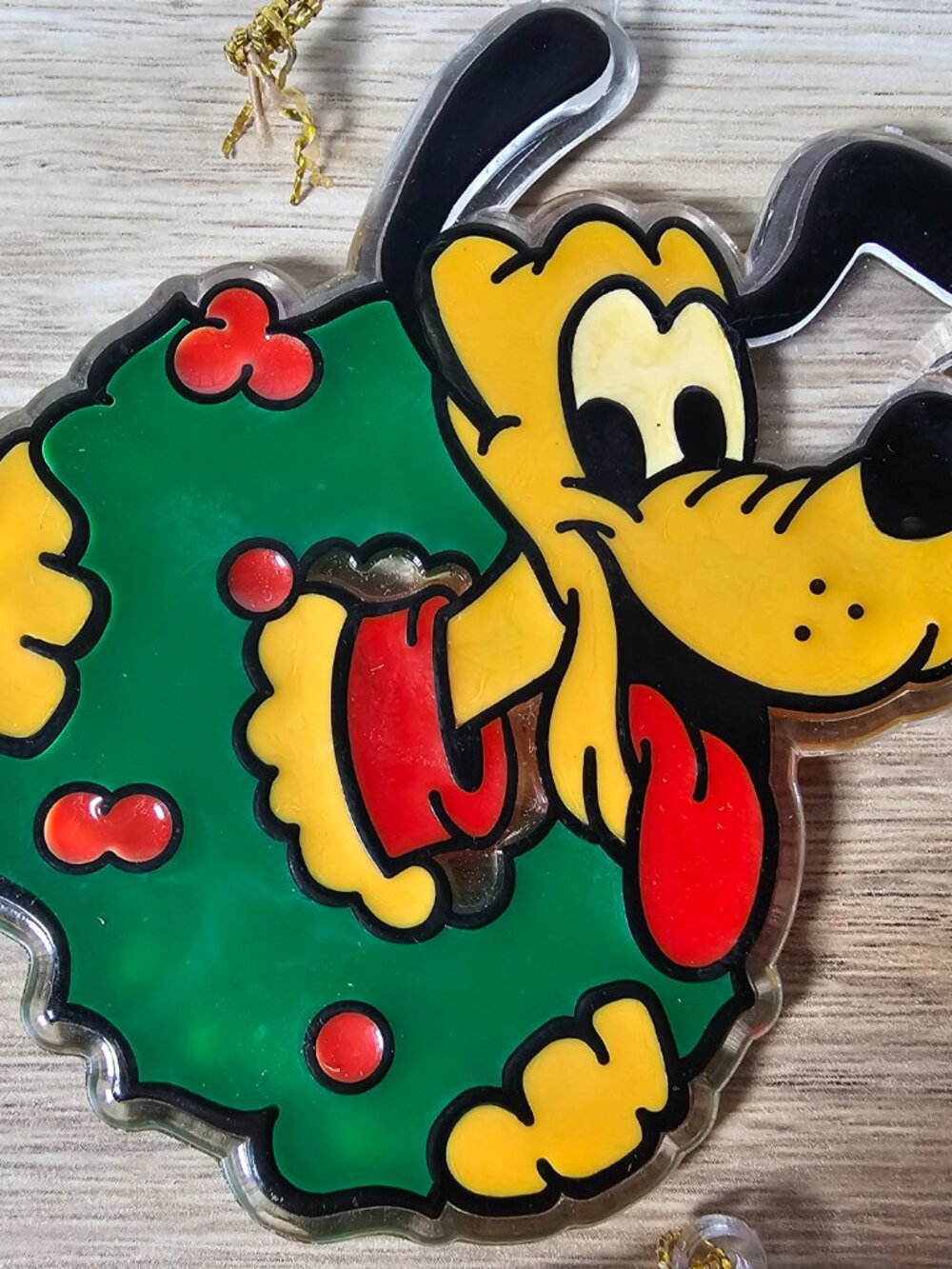 Monogram Productions Disney Mickey Mouse Christmas Ornaments Lot of 4 Pluto + - Picture 3 of 10